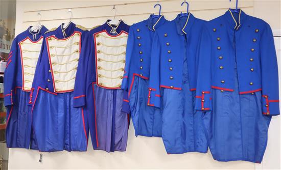 Six opera costume coats